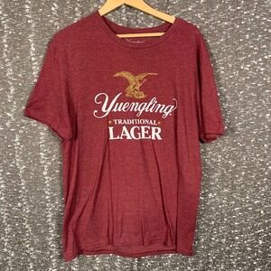 Yuengling Traditional Lager T-Shirt Mens Large Heather Red Graphic Tee